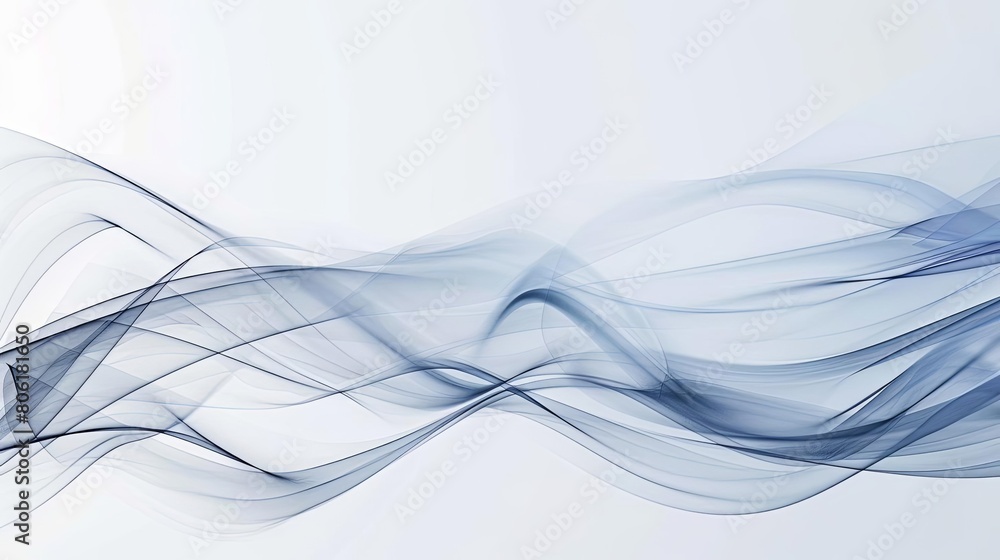 Poster ''clean abstract composition with ethereal elements isolated background red circle green square