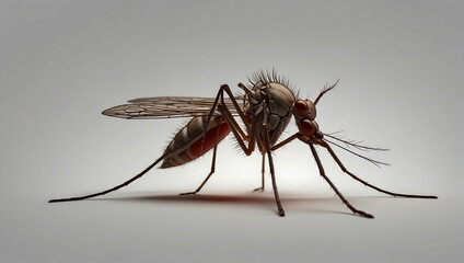 mosquito with closeup