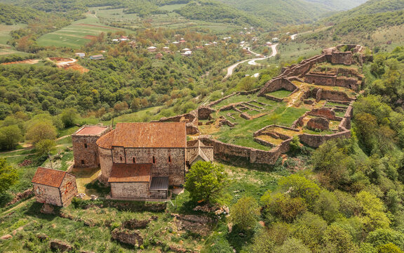 Ruins of the medieval town of Dmanisi in Georgia