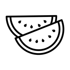 Watermelon  Icon Element For Design