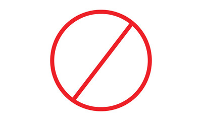do not red enter sign