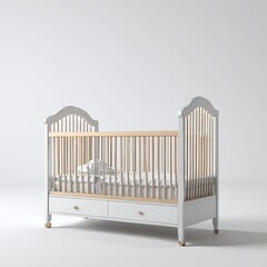baby bed in room