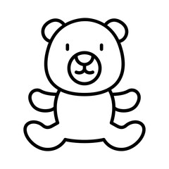 Obraz premium Teddy bear icon