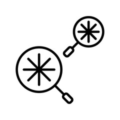 Obraz premium Dandelion icon