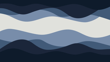 soft dark blue wavy background. suitable for posters. irregular waves that form design harmony