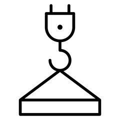 Construction crane icon