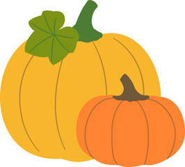 Pumpkin with leaves vector image
Farm fresh pumpkin.
fall pumpkin.