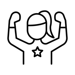 Super woman icon