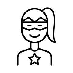 Super woman icon