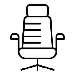 Office chair icon