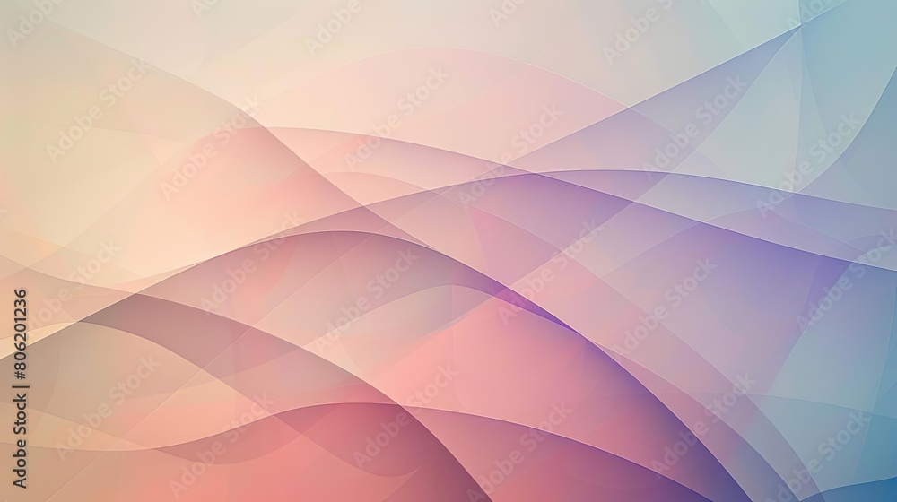 Poster minimalist background with intersecting lines and subtle hues