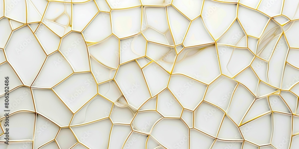Poster arabic pattern geometric lines, white background with golden thin lines on top of it in the style of
