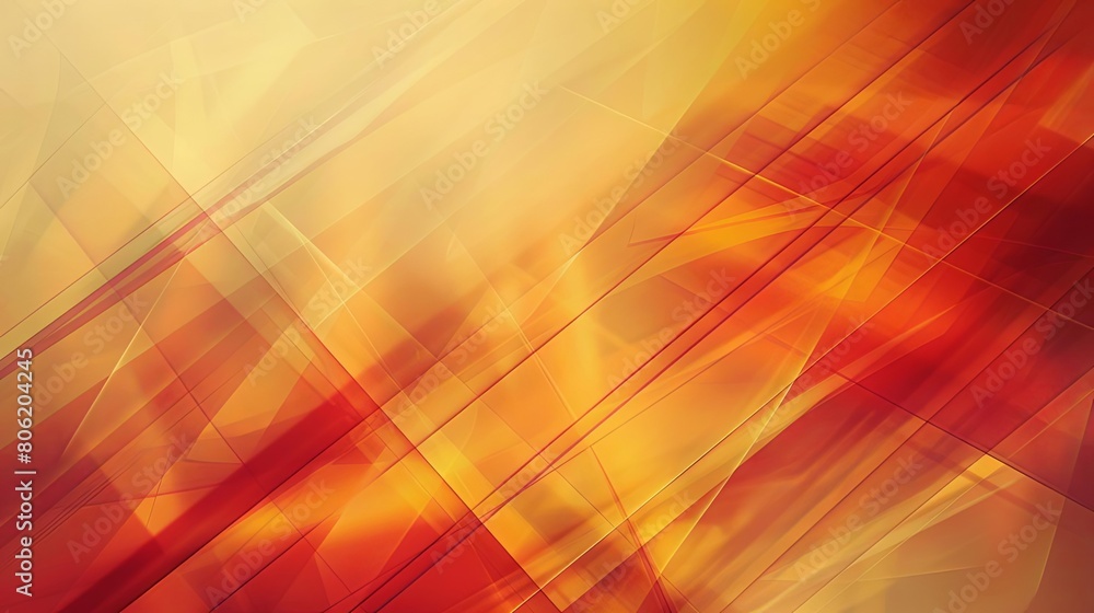 Poster minimalist background with intersecting lines and warm tones