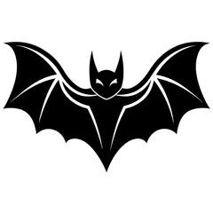 bat and bats vector silhouette illustration