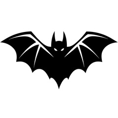 Bat vector silhouette illustration