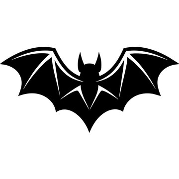 recommend clip art: Bat vector icon silhouette illustration line art