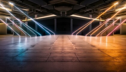 Fototapeta premium trails on the bridge, 