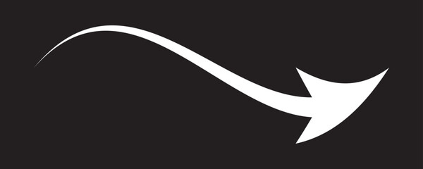 White icon on black background. eps10