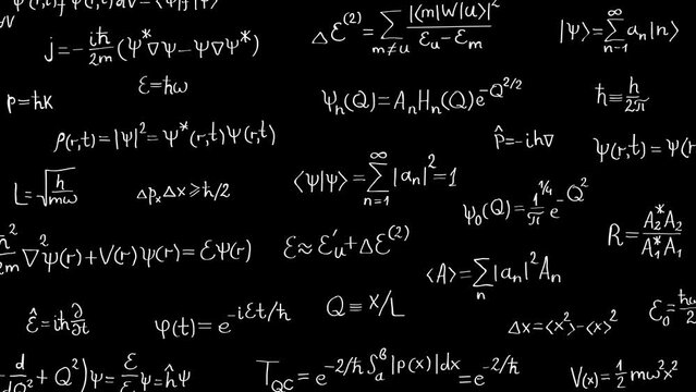 Physics formulas background loop