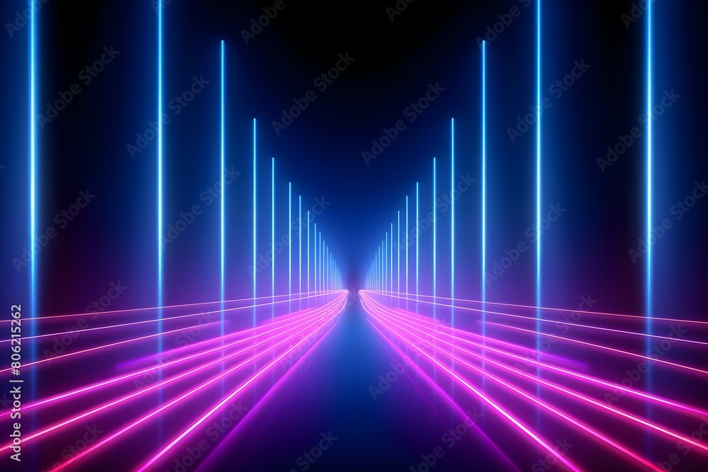 Poster abstract background with lines
