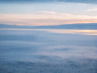 Obraz premium sunrise over the lake