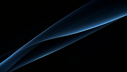 Blue aesthetic wave with black background