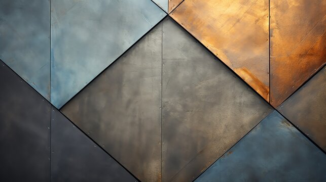 Industrialinspired backgrounds with a worn and weathered look, Brushed Metal Textures with Scratches and Patina