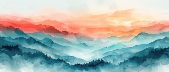 The summer scenery's abstract design forms a captivating surface akin to the earth's mountains, deserts, and rocky regions.
