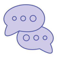 Communication  Icon Blue