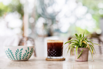 Praying Mantis at breakfast