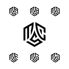 Hexagon logo design, MCS hexagon logo, develop, natural, luxury, modern, finance logo, strong logo