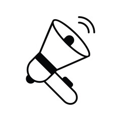 advertising icon with white background vector stock illustration