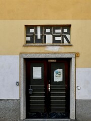 old house with windows
