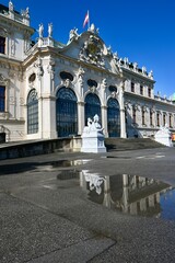 the facade of church