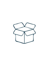caja box imagen icon vector 