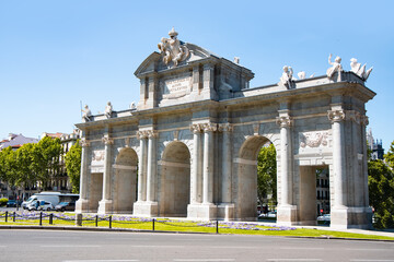 Puerta de Alcala - Alcala Gate in Madrid, Spain