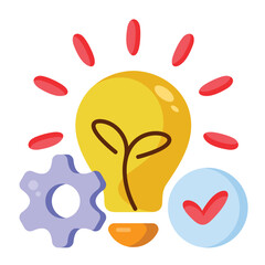 Innovation  Icon Flat color