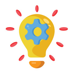 Innovation Icon Flat color
