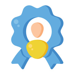 Trustworthiness Icon Flat color