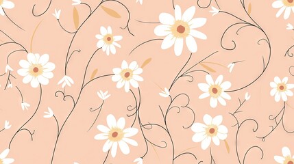 Fototapeta premium floral pattern background