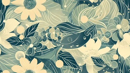 Floral pattern background