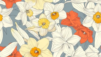 Floral pattern background