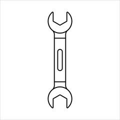 tools vector illustration design. Suitable for coloring book, t-shirt, sticker, etc. Eps 10