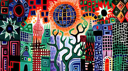 Abstract colorful background