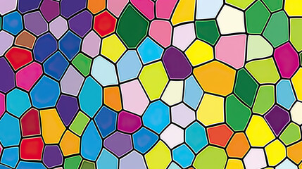 Pattern abstract mosaic