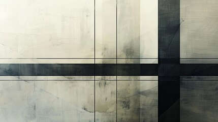 minimalist composition with intersecting lines and ethereal shades