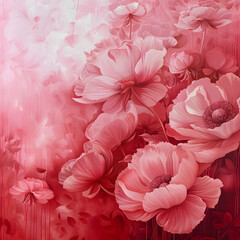 background with pink flowers