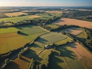 aerial view of region