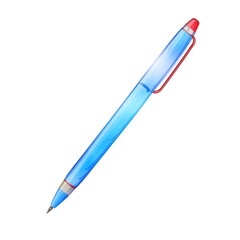 A watercolor of  Pen clipart, isolated on white background