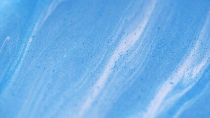 Glitter mix. Abstract flow. Colorful blue shimmering drip white sand stripes glowing circles motion...